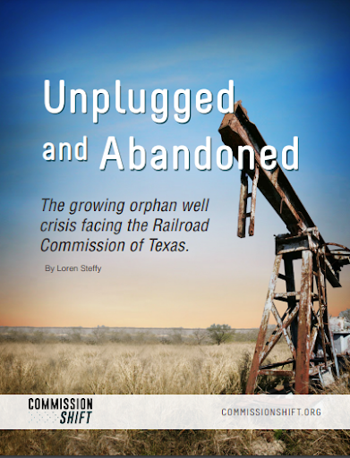 Orphaned Oil and Gas Wells - Commission Shift : Commission Shift
